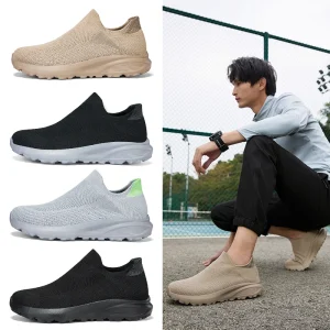 Hot Sale Men Casual Shoes Ultralight Comfortable Running Shoes Unisex Men Sock Mouth Sneakers Tenis Masculino Zapatilla
