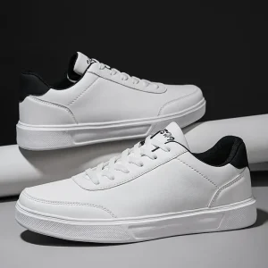 2025 Men White Shoes Couple Casual Skateboard Shoes Comfortable Sneakers Lightweight Walking Women Tenis Shoes Plus Size 36-46